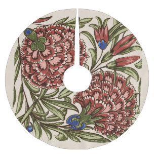 Anjer Bloem Tegel Antiek Rustieke Kunst Kerstboom Rok