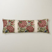 Anjer Bloem Tegel Antiek Rustieke Kunst Lichaamskussen (Achterkant)