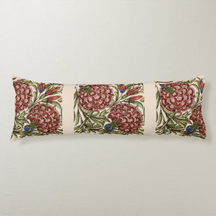 Anjer Bloem Tegel Antiek Rustieke Kunst Lichaamskussen