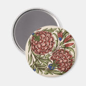 Anjer Bloem Tegel Antiek Rustieke Kunst Magneet (Voorkant / Achterkant)