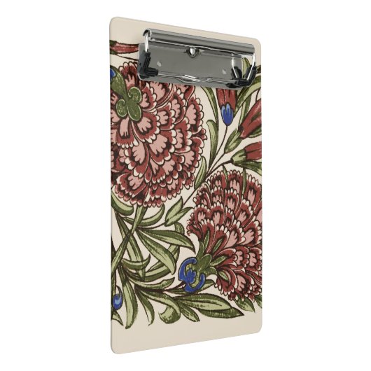 Anjer Bloem Tegel Antiek Rustieke Kunst Mini Klembord (Schuin)