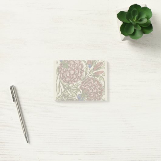 Anjer Bloem Tegel Antiek Rustieke Kunst Post-it® Notes (Kantoor)