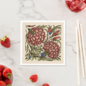 Anjer Bloem Tegel Antiek Rustieke Kunst Servet (Insitu)