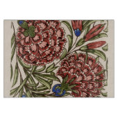 Anjer Bloem Tegel Antiek Rustieke Kunst Snijplank (Voorkant)