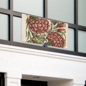 Anjer Bloem Tegel Antiek Rustieke Kunst Spandoek (Buitenkant Gebouw)