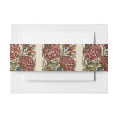 Anjer Bloem Tegel Antiek Rustieke Kunst Uitnodigingen Wikkel (Voorkant Voorbeeld)