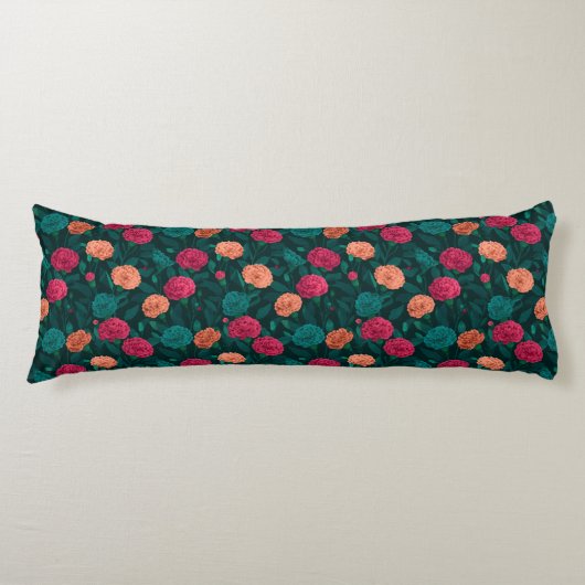 Anjer Bloem Thuis Decoratie Moderne Wig Lichaamskussen (Voorkant)