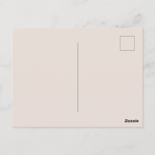 anjer bloemen print briefkaart (Achterkant)