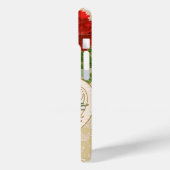 Anjer Bloemen,  Valentijnsdag Bericht Case-Mate iPhone Case (Achterkant / Links)