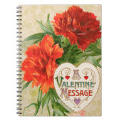 Anjer Bloemen, Valentijnsdag Bericht Notitieboek (Voorkant)