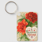 Anjer Bloemen, Valentijnsdag Bericht Sleutelhanger (Voorkant)
