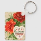 Anjer Bloemen, Valentijnsdag Bericht Sleutelhanger (Achterkant)