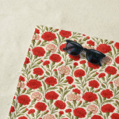 Anjer Bloom  Rood Strandlaken (In situ)