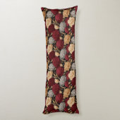 Anjer Botanisch Decoratief Ontwerp Westers Bed Lichaamskussen (Achterkant (Verticaal))