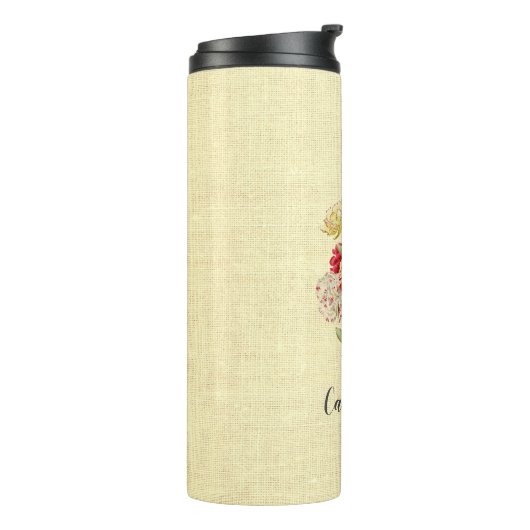   anjer Bouquet Thermosbeker (Gedraaid links)