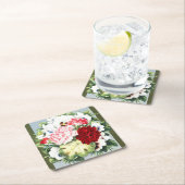  Anjer en Pansy Boeket Onderzetters (Insitu)