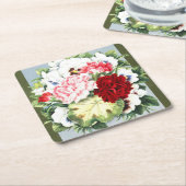  Anjer en Pansy Boeket Onderzetters (Schuin)