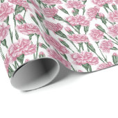 Anjer Fluistering Cadeaupapier (Rol Hoek)