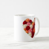 Anjer Hart Januari Geboortebloem Koffiemok (Voorkant rechts)