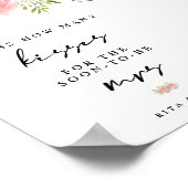 Anjer Kusjes voor Mevrouw Vrijgezellenfeest Spelbo Poster (Hoek)