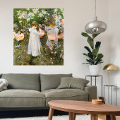Anjer, lelie, lelie, roos door John Singer Sargent Poster