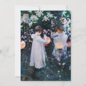 Anjer, Lelie, Lelie, Roos | John Singer Sargent (Voorkant)