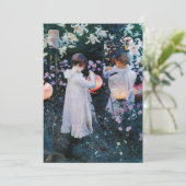 Anjer, Lelie, Lelie, Roos | John Singer Sargent (Staand voorkant)