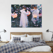 Anjer Lelie Lelie Roos John Singer Sargent Kunst Canvas Afdruk (Insitu (Slaapkamer))