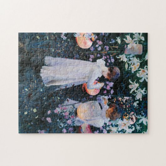 Anjer, Lelie, Lelie, Roos | John Singer Sargent Legpuzzel (Horizontaal)