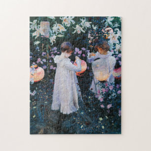 Anjer, Lelie, Lelie, Roos   John Singer Sargent Legpuzzel