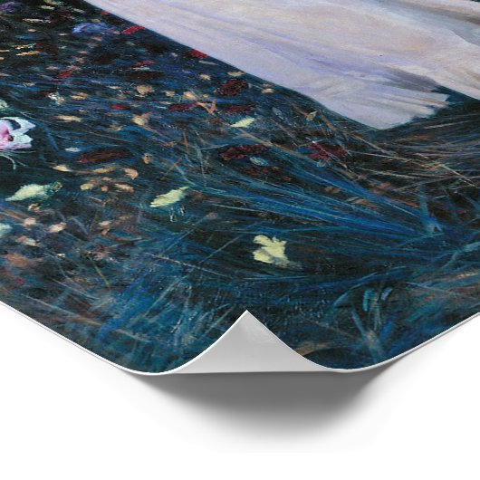 Anjer, Lelie, Lelie, Roos | John Singer Sargent Poster (Hoek)