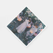 Anjer, lelie, lelie, roos (John Singer Sargent) Servet (Hoek)