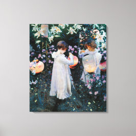Anjer Lily Lily Roos door John Sargent Canvas Afdruk
