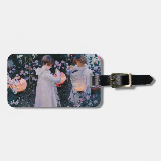Anjer Lily Lily Roos John Singer Sargent Kunst Bagagelabel (Voorkant horizontaal)