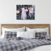 Anjer Lily Lily Roos John Singer Sargent Kunst Canvas Afdruk (Insitu (Slaapkamer))