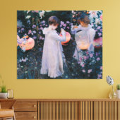 Anjer Lily Lily Roos John Singer Sargent Kunst Canvas Afdruk (Insitu (Woonkamer))