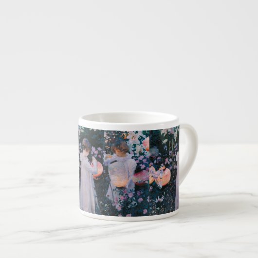 Anjer Lily Lily Roos John Singer Sargent Kunst Espresso Kop (Voorkant rechts)