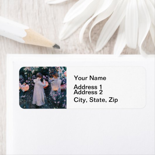 Anjer Lily Lily Roos John Singer Sargent Kunst Etiket (Insitu)