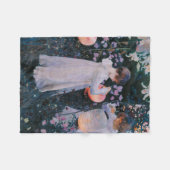 Anjer Lily Lily Roos John Singer Sargent Kunst Fleece Deken (Voorkant (Horizontaal))
