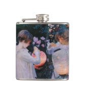 Anjer Lily Lily Roos John Singer Sargent Kunst Heupfles (Voorkant)