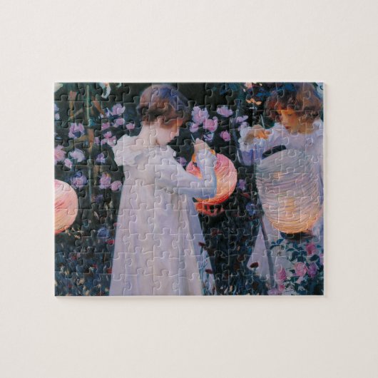 Anjer Lily Lily Roos John Singer Sargent Kunst Legpuzzel (Horizontaal)
