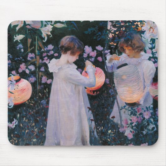 Anjer Lily Lily Roos John Singer Sargent Kunst Muismat (Voorkant)