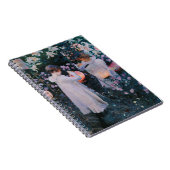 Anjer Lily Lily Roos John Singer Sargent Kunst Notitieboek (Rechterzijde)