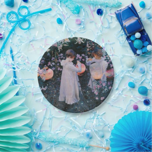 Anjer Lily Lily Roos John Singer Sargent Kunst Papieren Bordje (Feest)