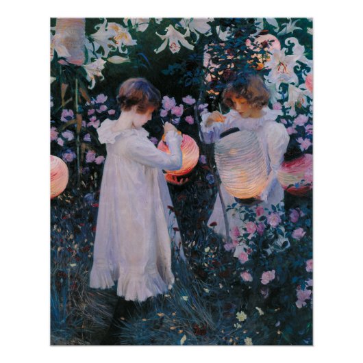 Anjer Lily Lily Roos John Singer Sargent Kunst Perfect Poster (Voorkant)