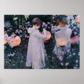 Anjer Lily Lily Roos John Singer Sargent Kunst Poster (Voorkant)