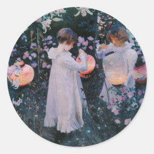 Anjer Lily Lily Roos John Singer Sargent Kunst Ronde Sticker