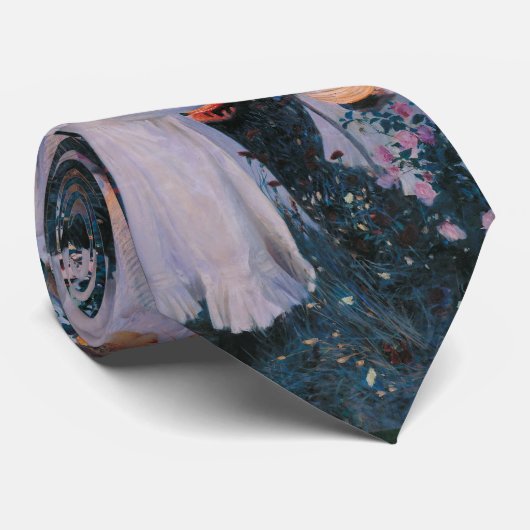 Anjer Lily Lily Roos John Singer Sargent Kunst Stropdas (Opgerold)