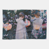 Anjer Lily Lily Roos John Singer Sargent Kunst Theedoek (Horizontaal)