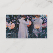 Anjer Lily Lily Roos John Singer Sargent Kunst Visitekaartje (Achterkant)